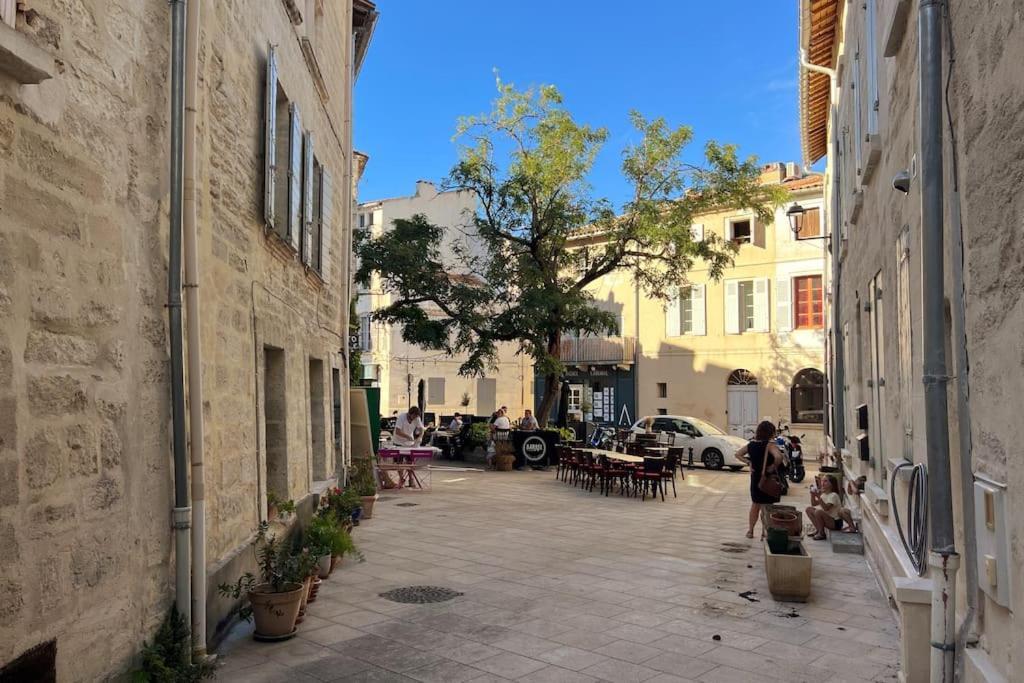 Apartamento Le Figuier - Clim - Wifi Villeneuve-lès-Avignon Exterior foto